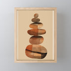 Abstract and Modern Stones Art 3 Mini Art Print Gallery Image 1