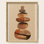Abstract and Modern Stones Art 3 Serving Tray Gallery Image 1