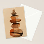Abstract and Modern Stones Art 3 Stationery Card Gallery Image 2