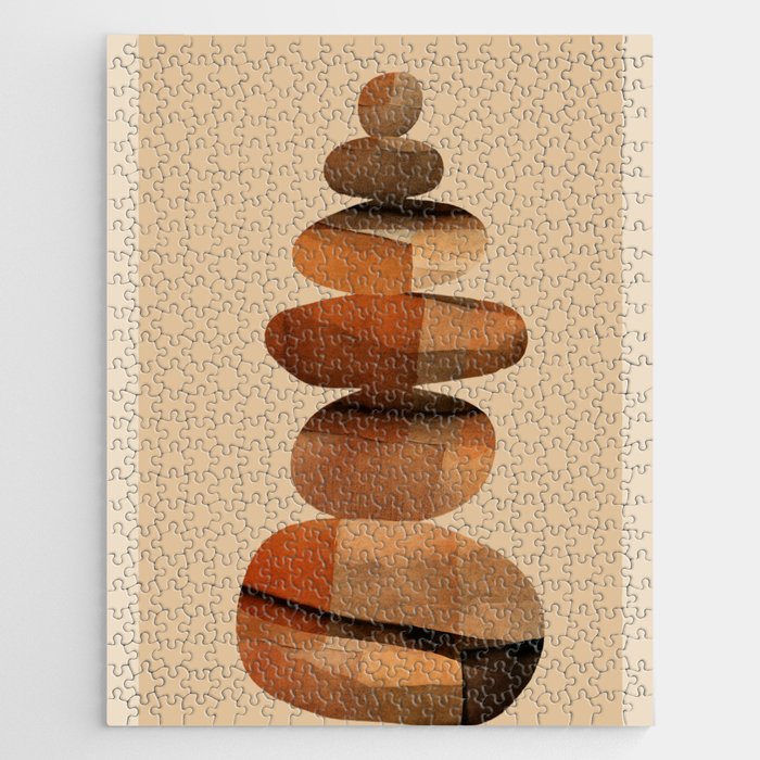 Abstract and Modern Stones Art 3 Jigsaw Puzzle Gallery Image 1