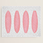 Surfboards in Pink Jigsaw Puzzle Gallery Image 1