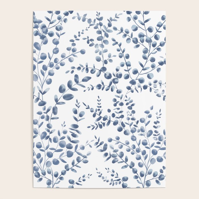 Blue Eucalyptus  Poster Gallery Image 1