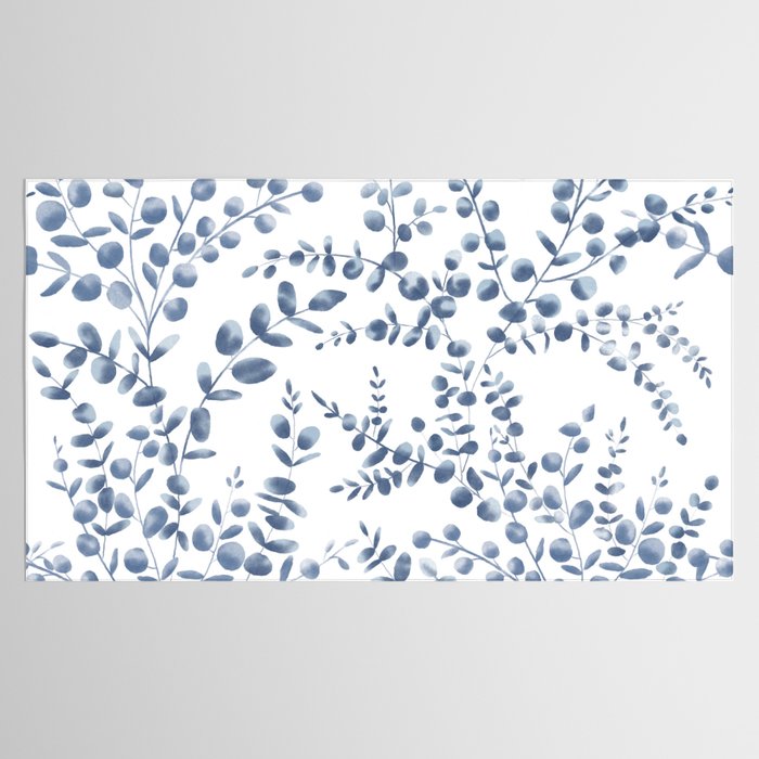 Blue Eucalyptus  Tablecloth Gallery Image 2