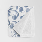 Blue Eucalyptus  Throw Blanket Gallery Image 3
