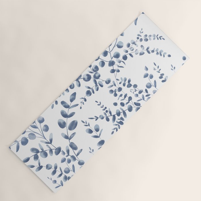 Blue Eucalyptus  Yoga Mat Gallery Image 1