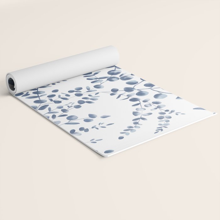 Blue Eucalyptus  Yoga Mat Gallery Image 2