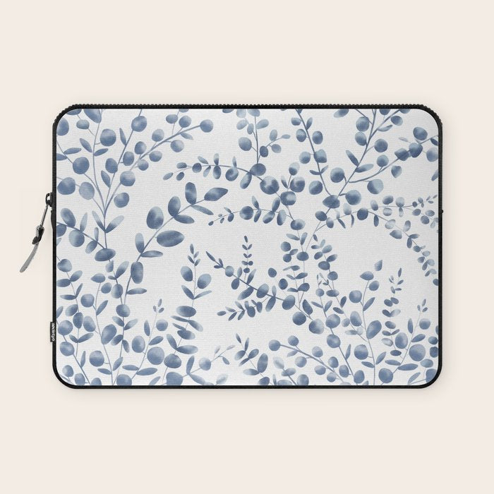 Blue Eucalyptus  Laptop Sleeve Gallery Image 1