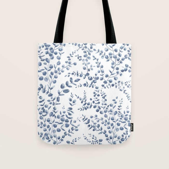 Blue Eucalyptus  Tote Bag Gallery Image 1