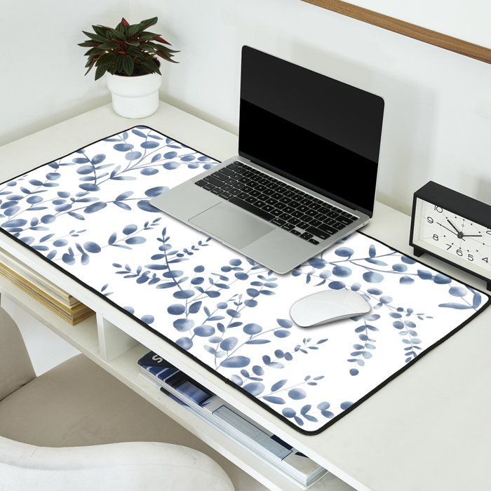 Blue Eucalyptus  Desk Mat Gallery Image 2