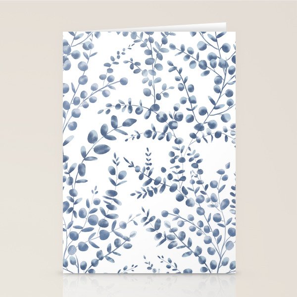 Blue Eucalyptus  Stationery Card Gallery Image 2