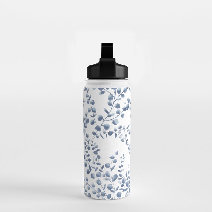 Blue Eucalyptus  Water Bottle Gallery Image 2