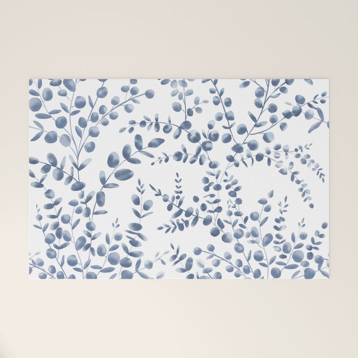 Blue Eucalyptus  Welcome Mat Gallery Image 1