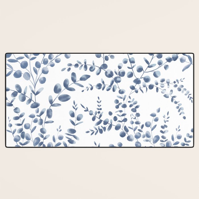 Blue Eucalyptus  Desk Mat Gallery Image 3