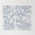 Blue Eucalyptus  Throw Blanket Gallery Image 2