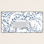 Blue Eucalyptus  Desk Mat Gallery Image 1