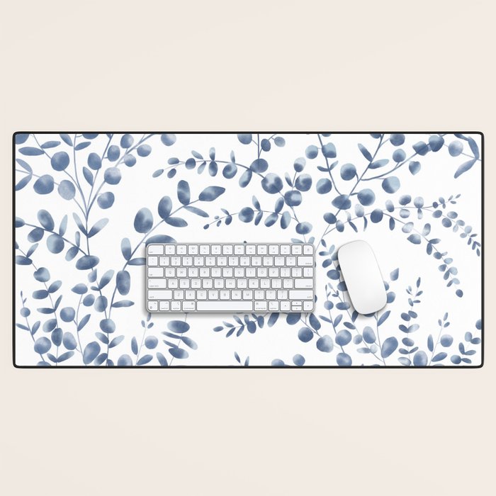 Blue Eucalyptus  Desk Mat Gallery Image 1