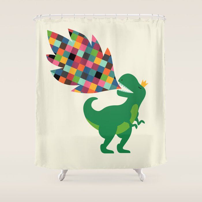 Rainbow Power Shower Curtain Gallery Image 1