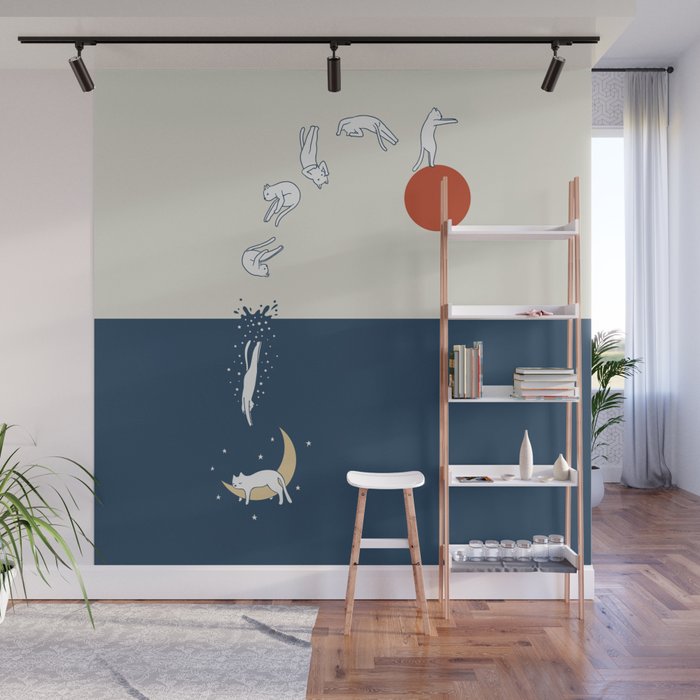 Cat Landscape 37 Wall Mural Gallery Image 1