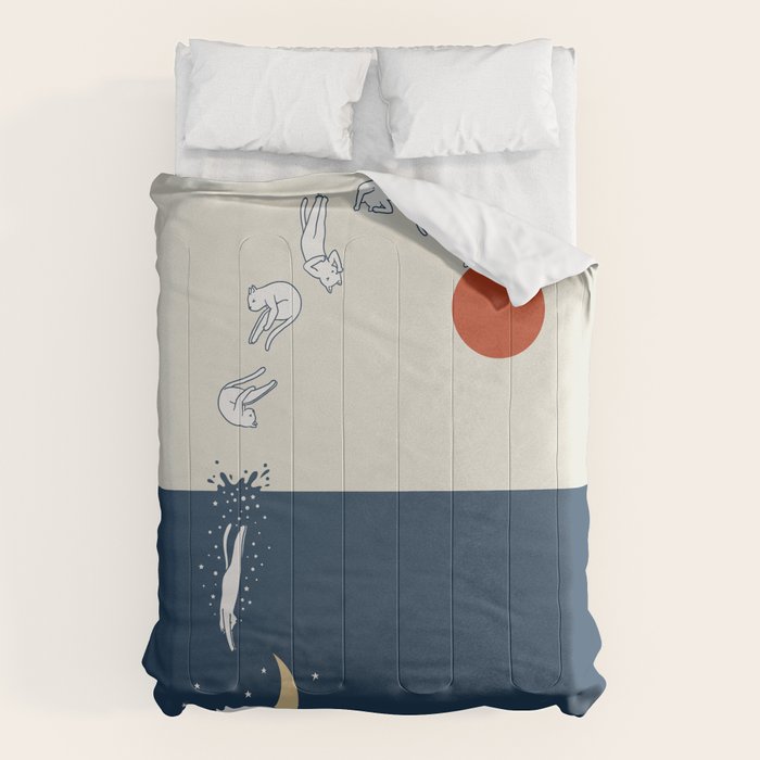Cat Landscape 37 Comforter Gallery Image 6