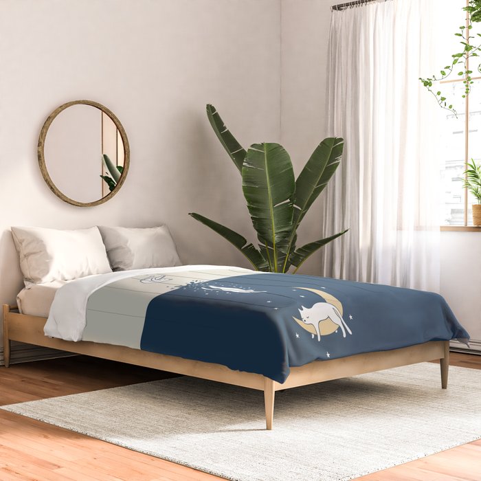 Cat Landscape 37 Comforter Gallery Image 2