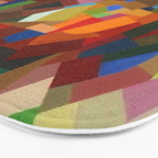 Otto Freundlich Rosace ii Abstract Acrylic Painting Modern Geometric Colorful Art Pattern Bath Mat Gallery Image 3