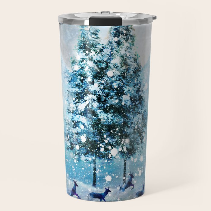 Winter Night 4 Travel Mug Gallery Image 1