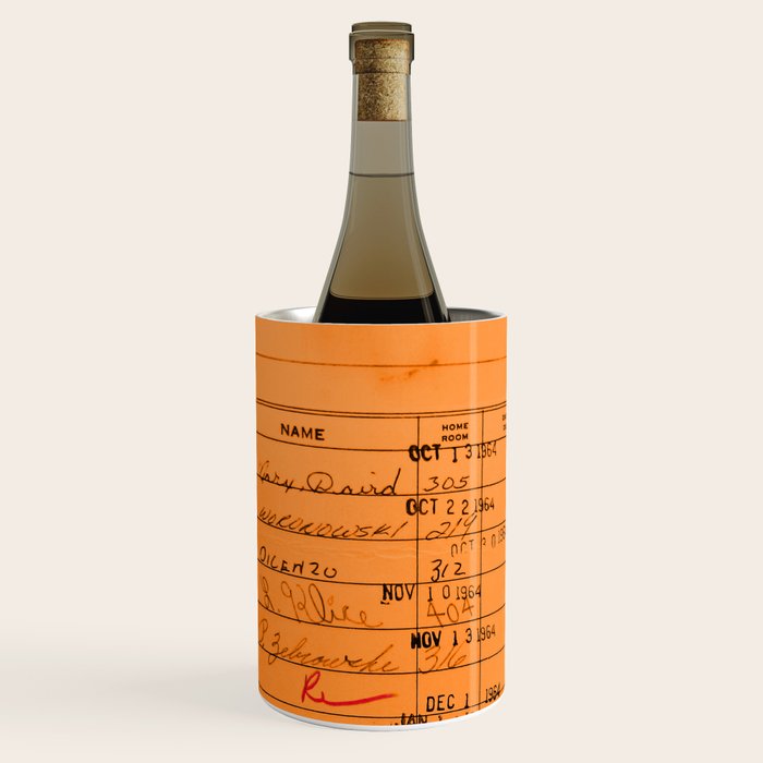 Library Card 23322 Orange Wine Chiller Gallery Image 2