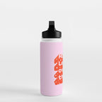 Let Me Overthink This - Anxiety Typography Water Bottle Gallery Image 3