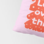 Let Me Overthink This - Anxiety Typography Pillow Sham Gallery Image 4