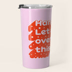 Let Me Overthink This - Anxiety Typography Travel Mug Gallery Image 3