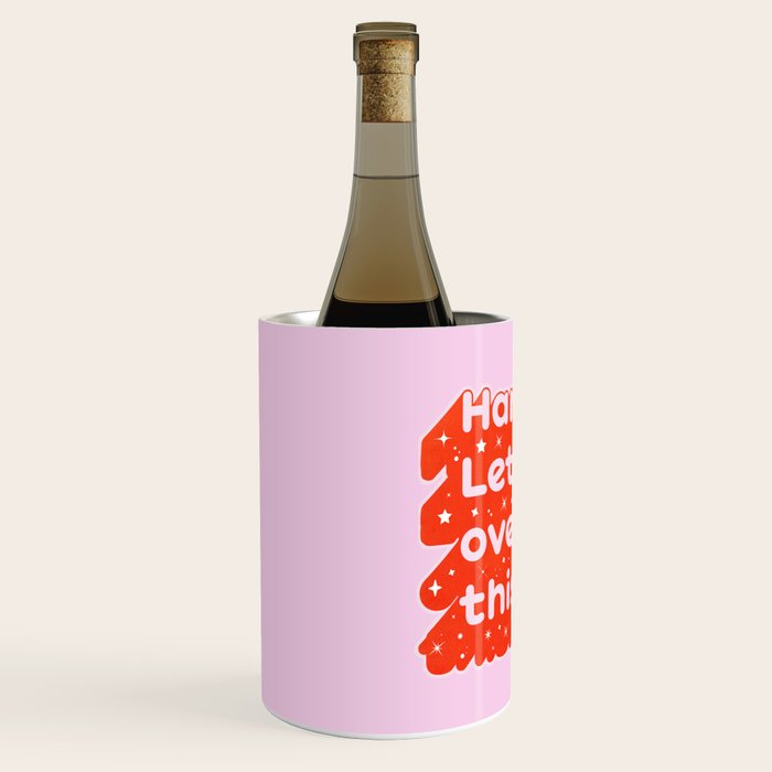 Let Me Overthink This - Anxiety Typography Wine Chiller Gallery Image 2