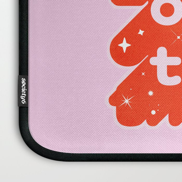 Let Me Overthink This - Anxiety Typography Laptop Sleeve Gallery Image 3