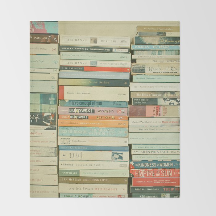 Bookworm Throw Blanket Gallery Image 2