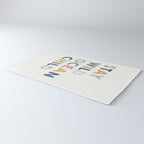 Stay Wild Ocean Child quote, perfect for an ocean theme nursery Rug Gallery Image 3