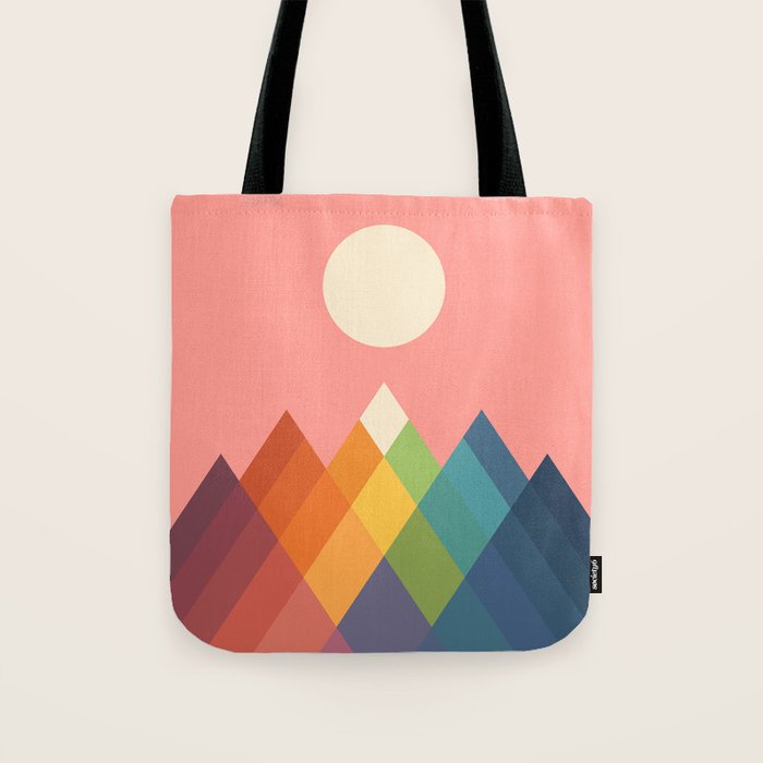 Rainbow Peak Tote Bag Gallery Image 1