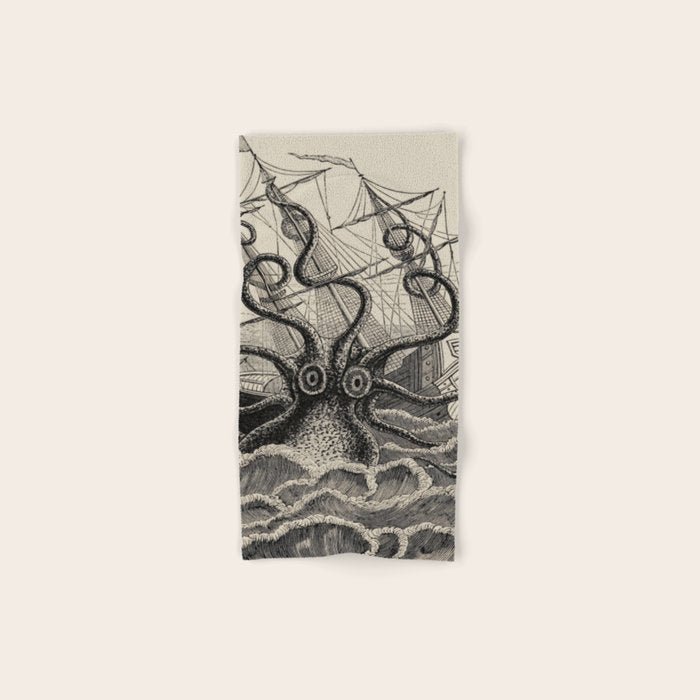 The octopus; or, The âDevil-fishâ - Henry Lee - 1875 Giant Octopus Sinking Ship Towels Gallery Image 1