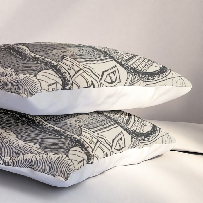 The octopus; or, The âDevil-fishâ - Henry Lee - 1875 Giant Octopus Sinking Ship Pillow Sham Gallery Image 3