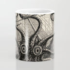 The octopus; or, The âDevil-fishâ - Henry Lee - 1875 Giant Octopus Sinking Ship Coffee Mug Gallery Image 4