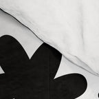 Black and white fun star doodle pattern Comforter Gallery Image 4