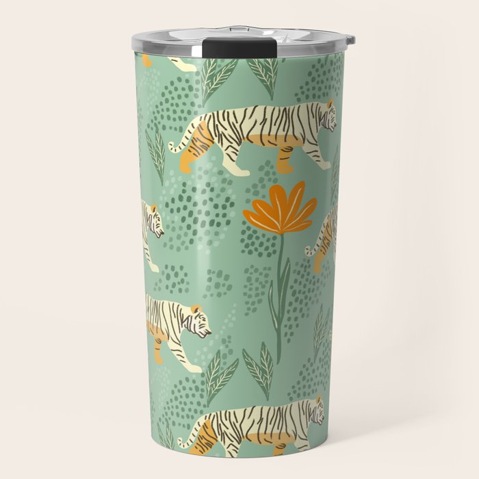 The tiger pattern Travel Mug Gallery Image 1