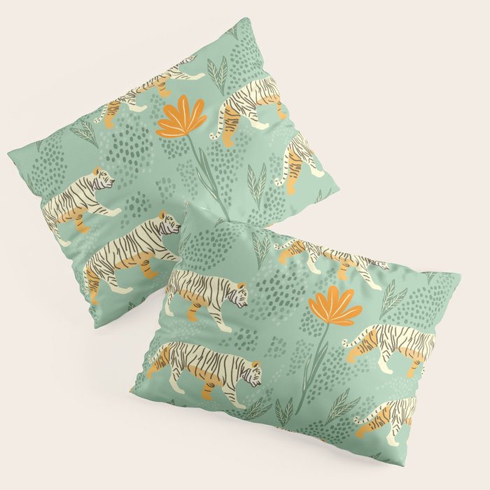The tiger pattern Pillow Sham Gallery Image 3