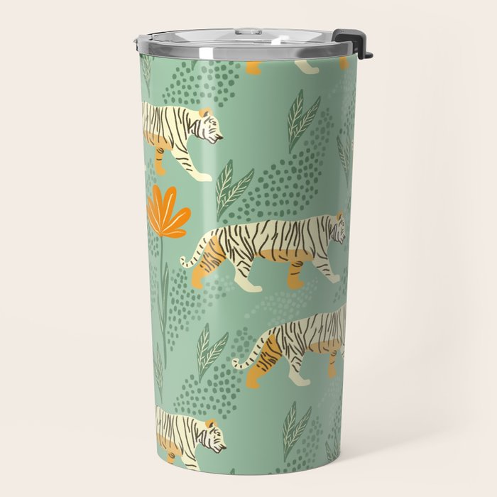 The tiger pattern Travel Mug Gallery Image 2