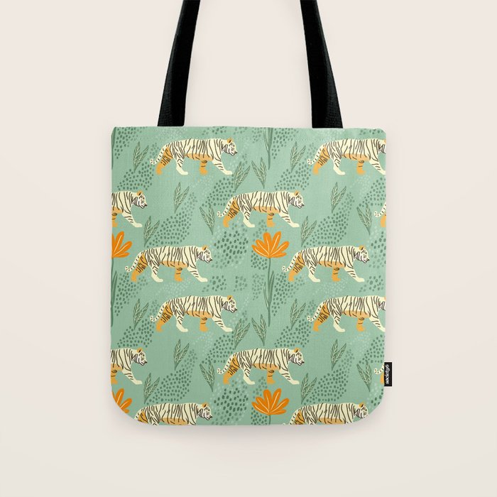 The tiger pattern Tote Bag Gallery Image 1