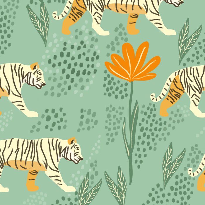 The tiger pattern Coffee Mug Gallery Image 2