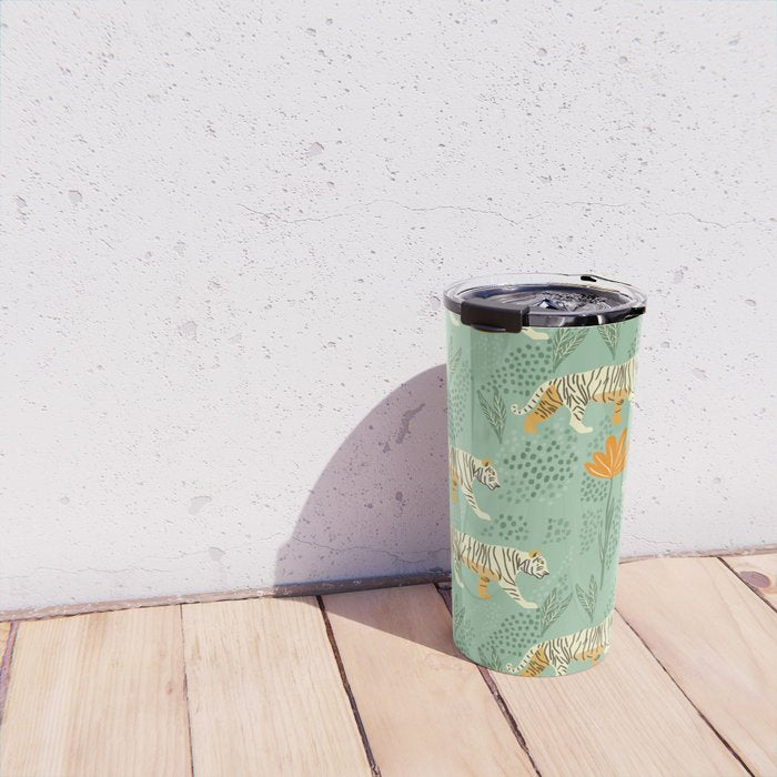 The tiger pattern Travel Mug Gallery Image 4