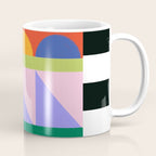Folk Art Color Block  Coffee Mug Gallery Image 1