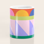 Folk Art Color Block  Coffee Mug Gallery Image 4