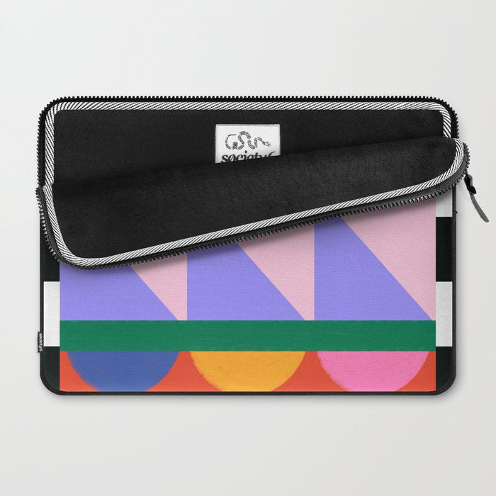 Folk Art Color Block  Laptop Sleeve Gallery Image 2
