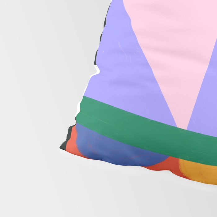 Folk Art Color Block  Pillow Sham Gallery Image 4