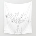 Little Gift Line Wall Tapestry Gallery Image 4